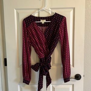 Maeve Patterned Cotton Blouse